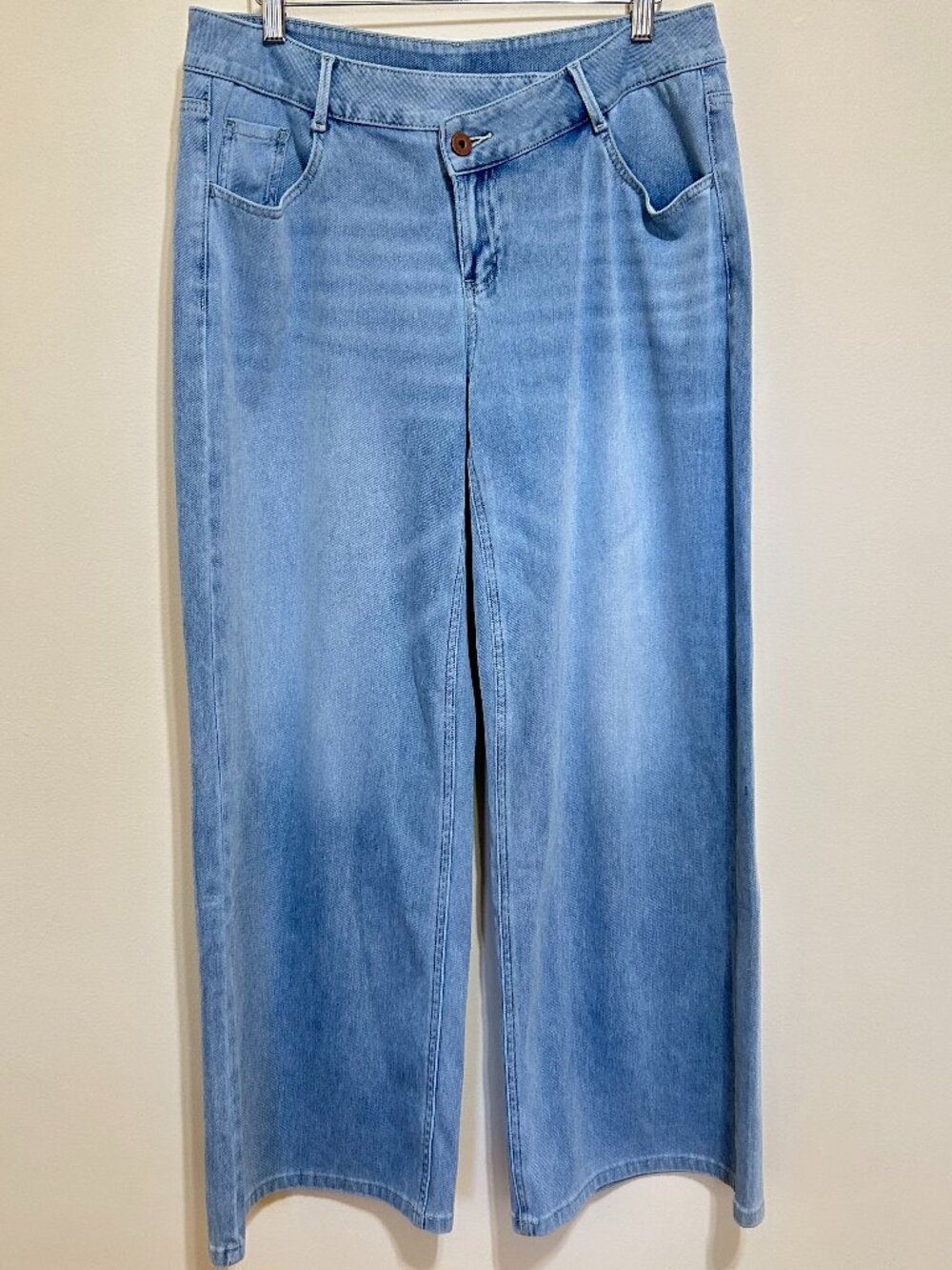 Halara Mid-Rise Wide-Leg Jeans Blue Size M